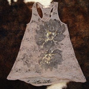 Tan color tank top