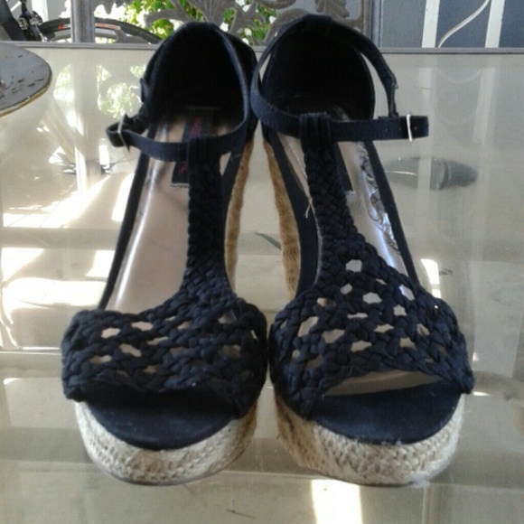 Material girl wedges