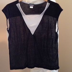 Black and white top