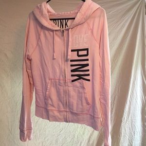 Pink hoodie
