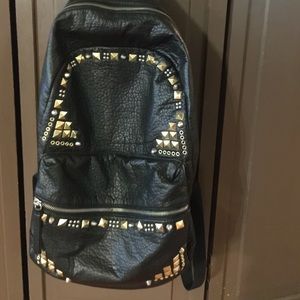 Black Bethany Mota leather book bag!