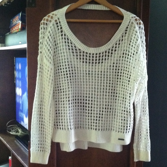 Roxy crochet sweater