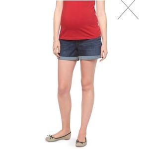 Maternity jean shorts - never worn - Liz Lange