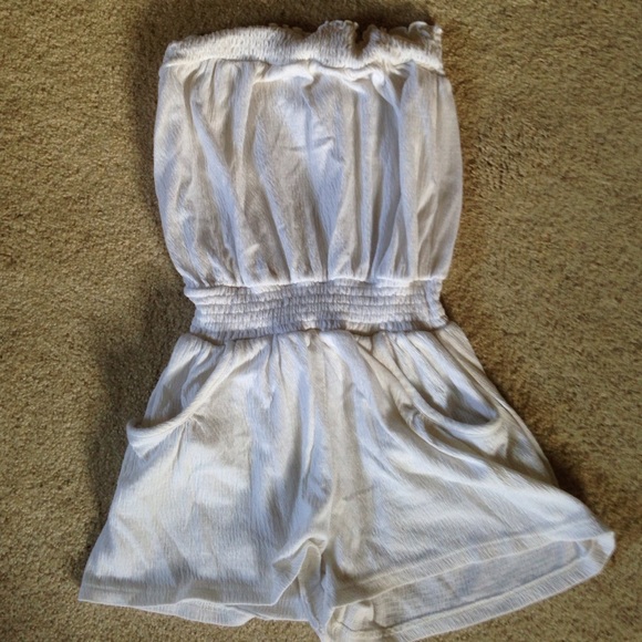 Soft white romper