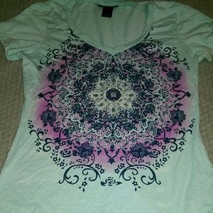 Self Esteem short sleeve v-neck