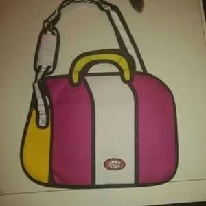 New 2D kawaii cartoon animated messenger bag