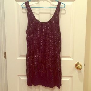 Navy flapper dress