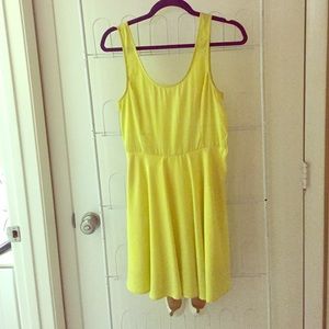 Bright yellow sundress