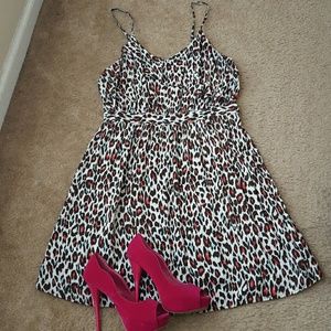Cheetah print dress