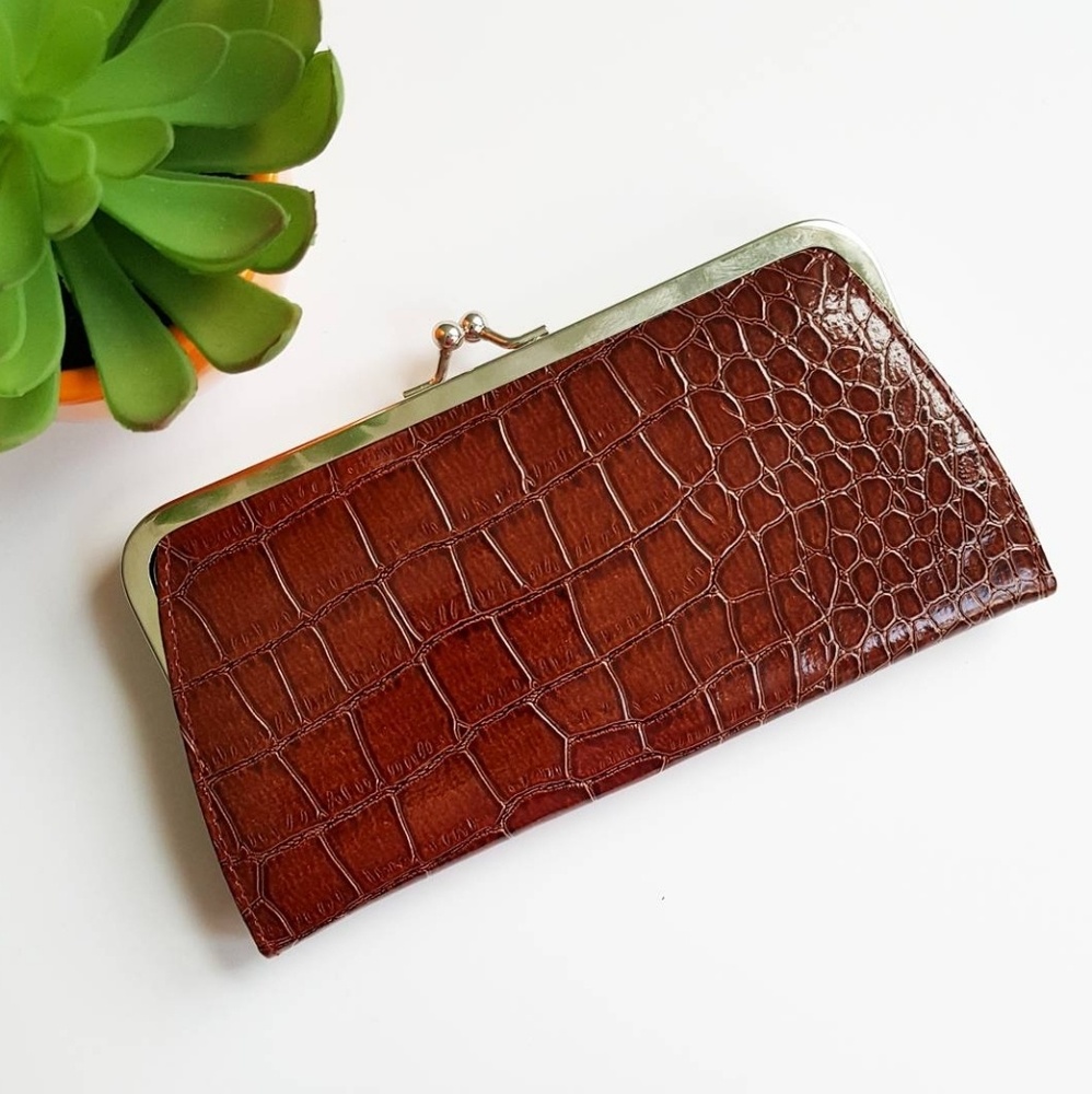 *SOLD New Faux Alligator Purse / Clutch / Cash Env