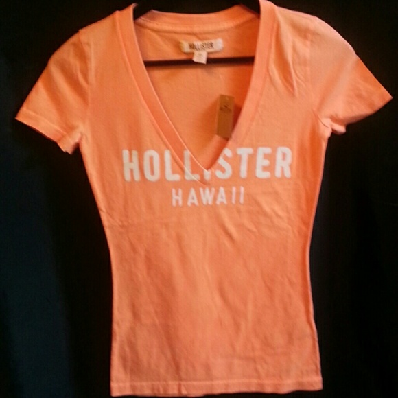 New neon orange top