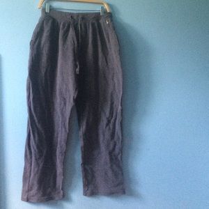 Men's dark grey sweat pants