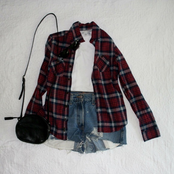 american eagle flannel shirt