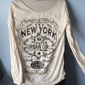 long sleeve top from buckle