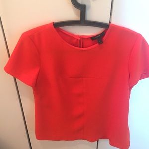 JCrew tomato red top
