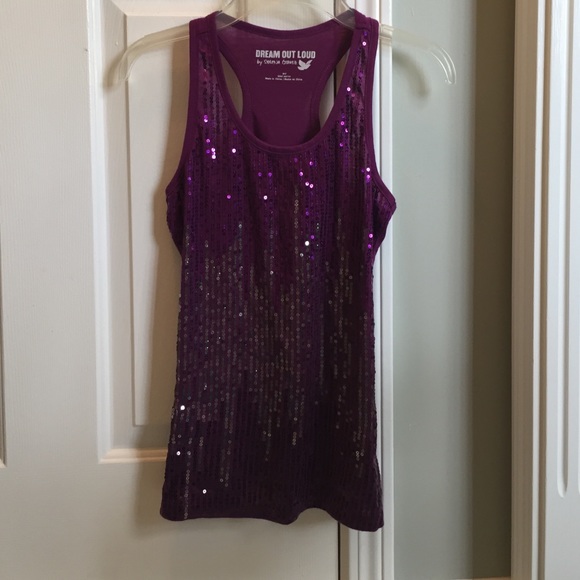 Purple racer back