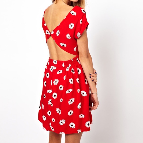 Cute sun dress! Open back!