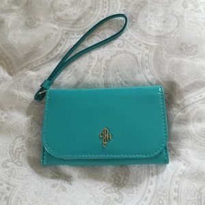 Cole Haan Turquoise Wristlet