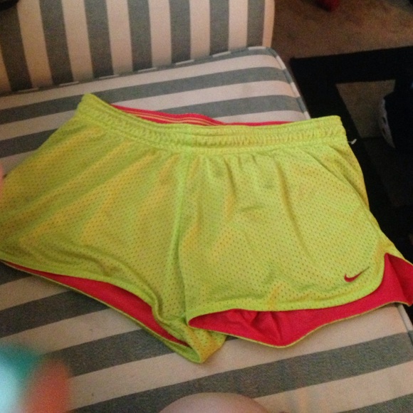 Women's Nike shorts neon