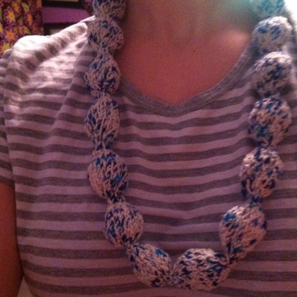 handmade by me Accessories - Knitted bubble-string necklace handmade by me Accessories - Knitted bubble-string necklace
