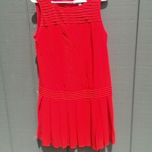 Red Ann Taylor Loft dress