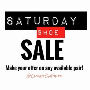 Shoe SALE! Price drops on ALL SHOES! Sizes 9-11