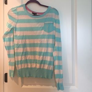 Striped blue and white sweater!!