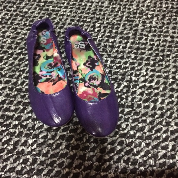 Purple flats