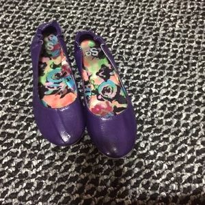 Purple flats