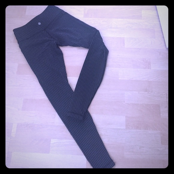 Pinstripe lululemons *rare