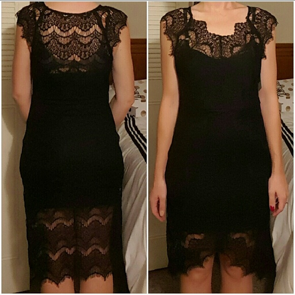 ✋SOLD. 🎀Free People Lace Dress🎀 - Picture 3 of 3