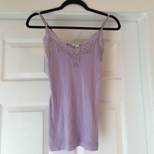 Banana Republic Ribbed Lace Camisole