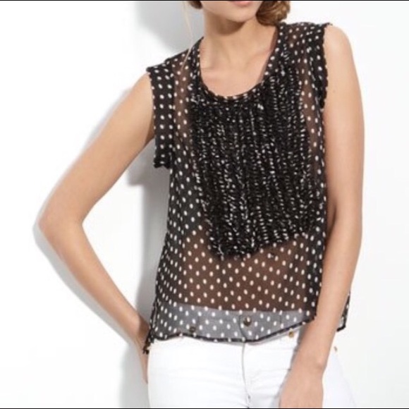 Mcginn Claudia Polka Dot Blouse