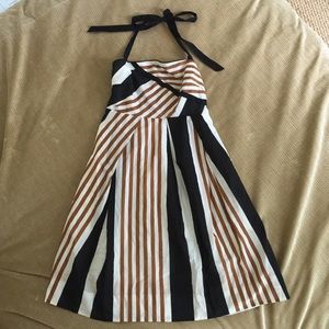 Anthropologie A-line halter dress