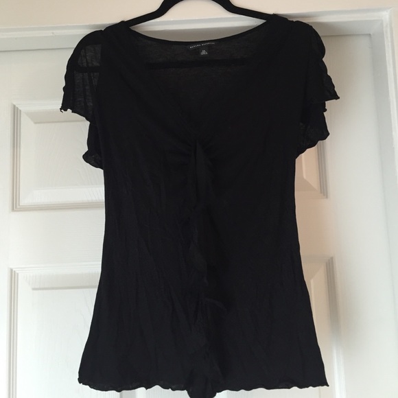 Banana Republic Knit Tee with Ruffle Detailing - Picture 1 of 3