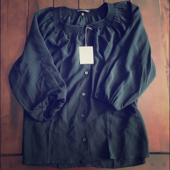 Sheer Black Blouse Never Worn!