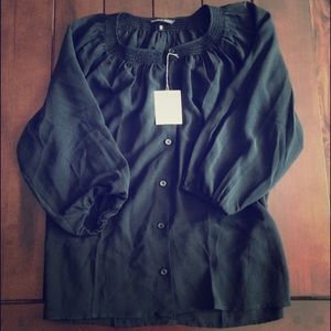 Sheer Black Blouse Never Worn!