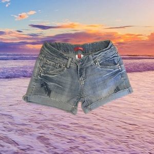Denim shorts