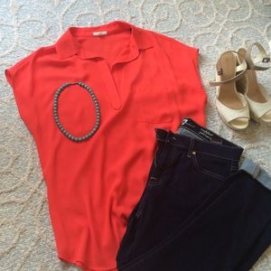 Silky summer to fall top. Size m from Nordstrom