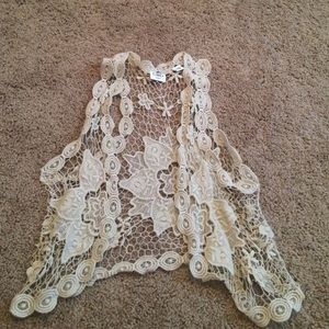Lace stylish cardigan