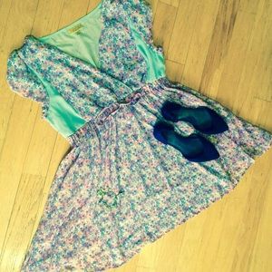 Floral print short sundress🌻