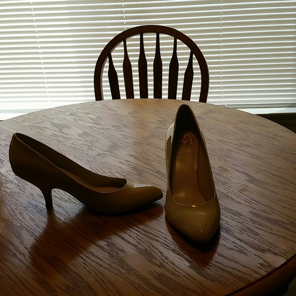 Beige pumps
