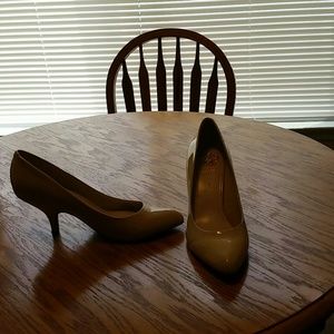 Beige pumps
