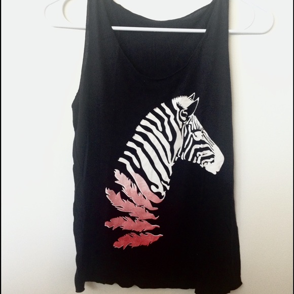 Zebra Singlet Top.