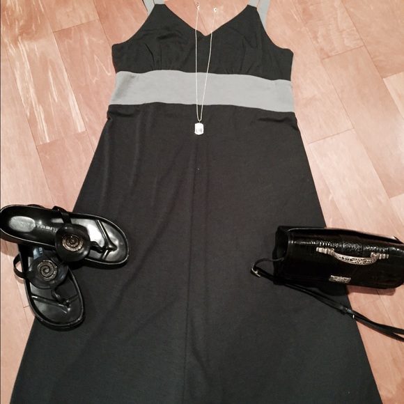 Kuhn black/gray sleeveless dress, L.