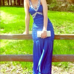 Dress royal blue