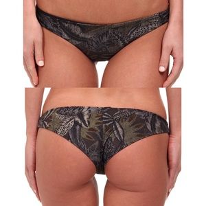RVCA palm bikini bottoms