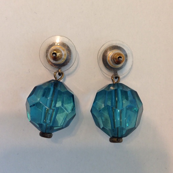 🚫 SOLD - Blue drop earrings - Picture 2 of 3