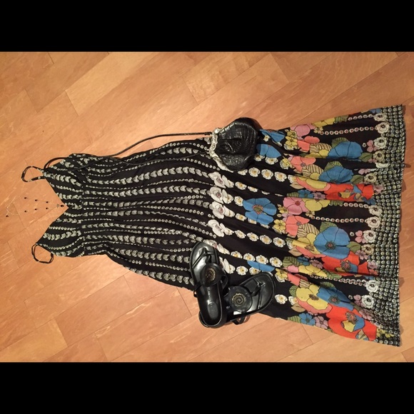 Derek Heart black floral dress, L.