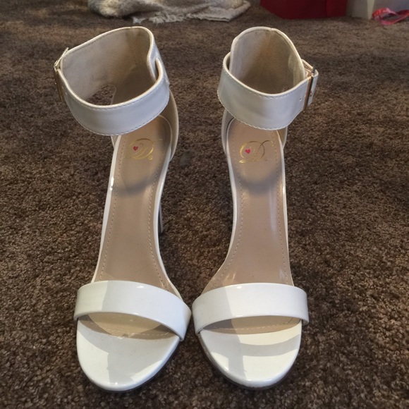 White Charlotte Russe heels